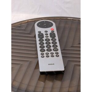RCA Universal Remote Control Silver Black Replacement TV Media Player Controller